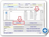 Finita l'elaborazione appare la tabella con la lista dei fornitori e delle fatture (punto1) , per visualizzare e  stampare la lista CLK sul pulsante [STAMPA LISTA] (punto 2)