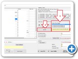 Se si desidera vedere gli allegati inseriti, selezionare il file PDF (punto 1), clk sul pulsante [Apri PDF] ( punto 2 )