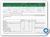 Esempio di stampa prodotta su excel. E' anche possibile nel Riparto Consuntivo stampare la lettura precedente, attuale ed il consumo ( vedi [Anagrafiche] + [Definizione Parametri])