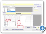 Oppure per inserire le parti uguali  selezionare le unità (punto1) clk sul pulsante [Ins. Parti Uguali] CLK sul pulsante [Registra]