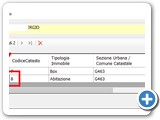 CLK sul pulsante [Seleziona] per inserire il catasto prescelto