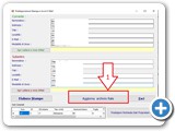 E' possibile visualizzare e  successivamente registrare  sia il saldo sia le rate derivate dal nuovo conteggio , CLK sul pulsante [Aggiorna Archivio Rate] 