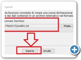 Dopo aver selezionato il file del condominio CLK sul pulsante [Importa]